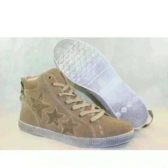 NEW B.F.T. by Barefoot Tess 'Emaya' Hi High Top Star Sneaker, Size 44 EU / 11 US - Picture 6 of 6